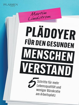 cover image of Plädoyer für den gesunden Menschenverstand